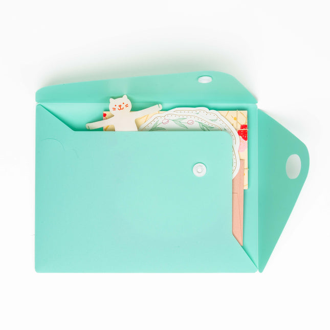 LION Pelto Color Folder Postcard Size - ZenPop Japan Stationery Store