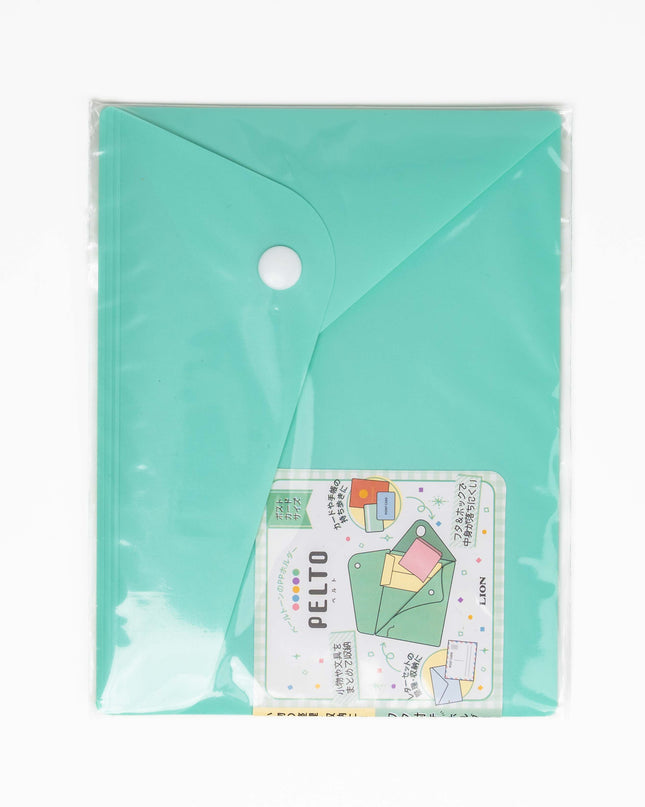 LION Pelto Color Folder Postcard Size - ZenPop Japan Stationery Store