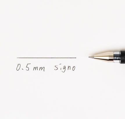 MITSUBISHI PENCIL Uni Ball Signo Black 0.5mm - ZenPop Japan Stationery Store