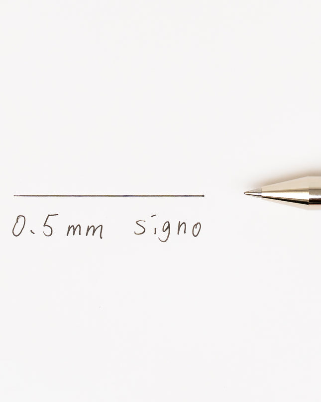 MITSUBISHI PENCIL Uni Ball Signo Black 0.5mm - ZenPop Japan Stationery Store