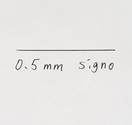 MITSUBISHI PENCIL Uni Ball Signo Black 0.5mm - ZenPop Japan Stationery Store