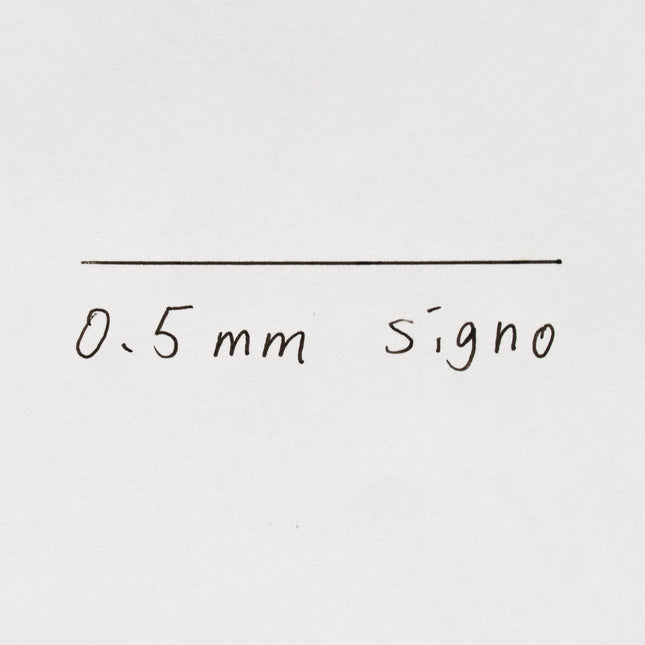 MITSUBISHI PENCIL Uni Ball Signo Black 0.5mm - ZenPop Japan Stationery Store