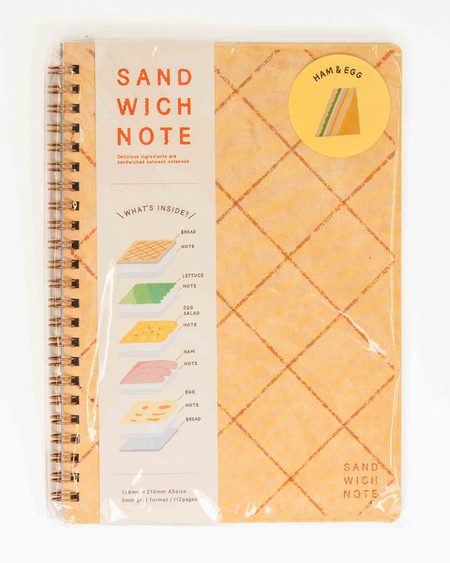 IROHA PUBLISHING A5 Grid Sandwich Notebook - ZenPop Japan Stationery Store