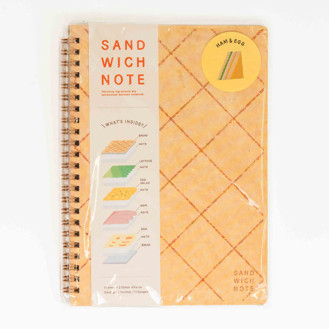IROHA PUBLISHING A5 Grid Sandwich Notebook - ZenPop Japan Stationery Store