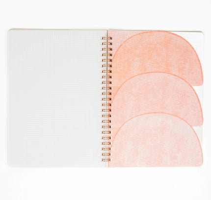 IROHA PUBLISHING A5 Grid Sandwich Notebook - ZenPop Japan Stationery Store