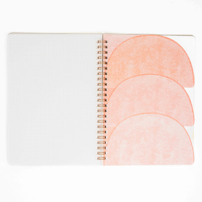IROHA PUBLISHING A5 Grid Sandwich Notebook - ZenPop Japan Stationery Store
