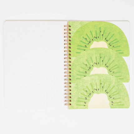 IROHA PUBLISHING A5 Grid Sandwich Notebook - ZenPop Japan Stationery Store