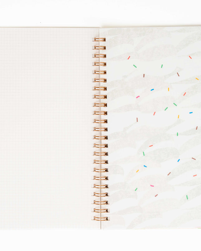 IROHA PUBLISHING A5 Grid Sandwich Notebook - ZenPop Japan Stationery Store