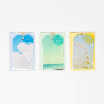 RYURYU Sky Time Tag Card Set - ZenPop Japan Stationery Store