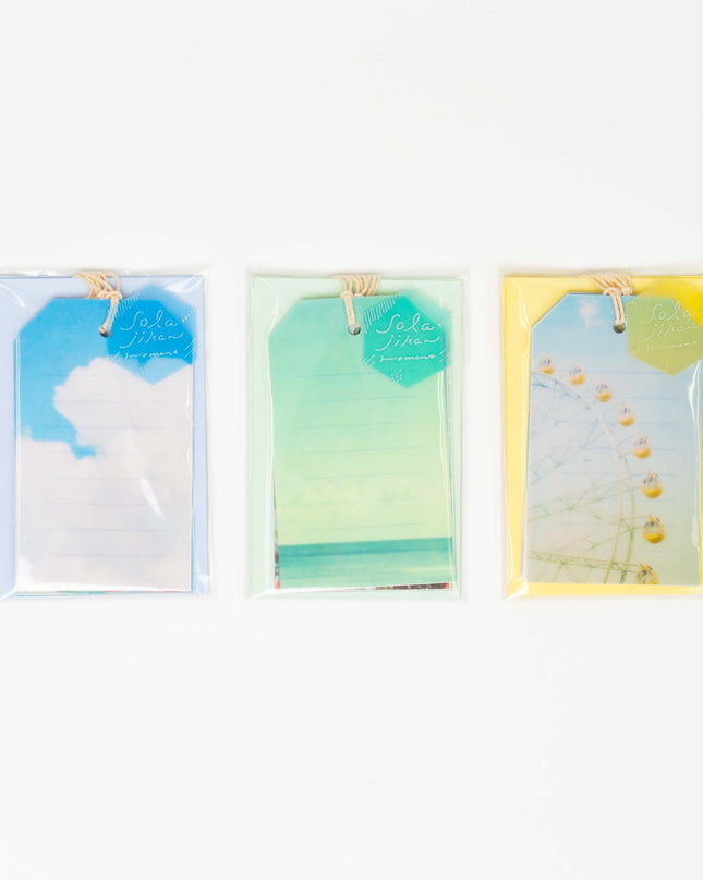 RYURYU Sky Time Tag Card Set - ZenPop Japan Stationery Store