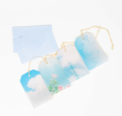 RYURYU Sky Time Tag Card Set - ZenPop Japan Stationery Store