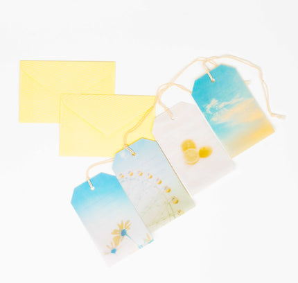 RYURYU Sky Time Tag Card Set - ZenPop Japan Stationery Store