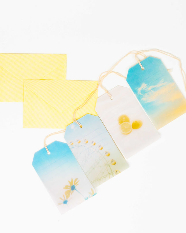 RYURYU Sky Time Tag Card Set - ZenPop Japan Stationery Store