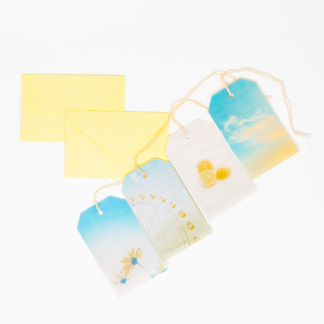 RYURYU Sky Time Tag Card Set - ZenPop Japan Stationery Store