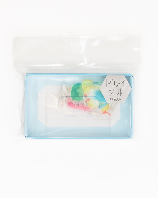 GREEN FLASH Kohaku Transparent Flake Sticker - ZenPop Japan Stationery Store
