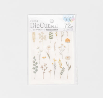 KYOWA SHIKO Tracing Die Cut Seal Dry Flower