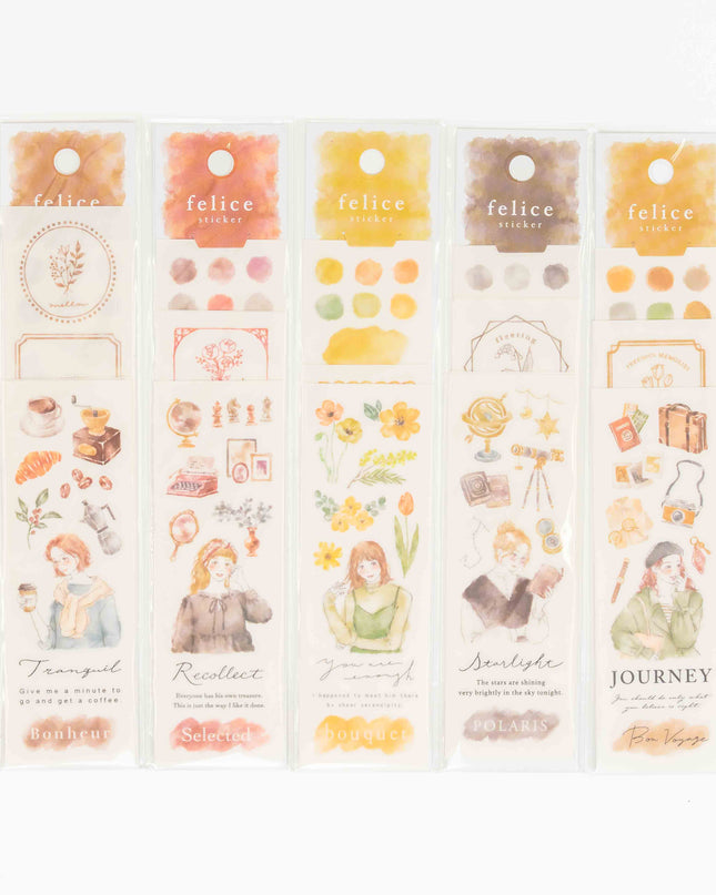 MIND WAVE Felice Sticker - ZenPop Japan Stationery Store