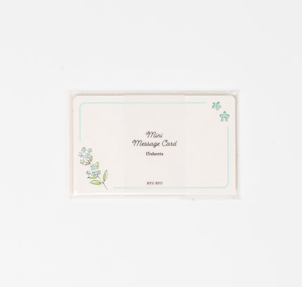 RYURYU Floral Message Cards - ZenPop Japan Stationery Store