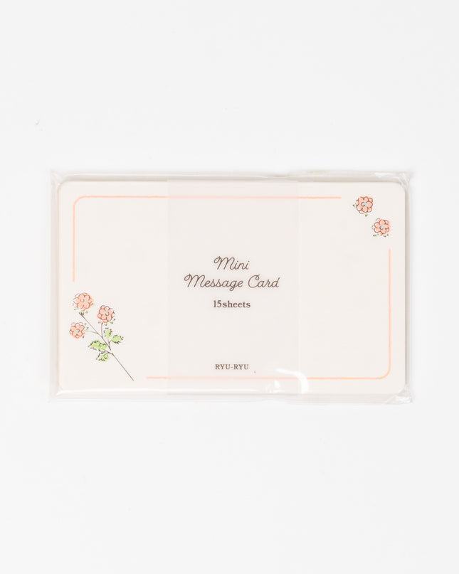 RYURYU Floral Message Cards - ZenPop Japan Stationery Store