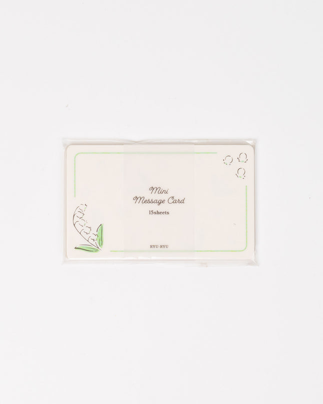 RYURYU Floral Message Cards - ZenPop Japan Stationery Store