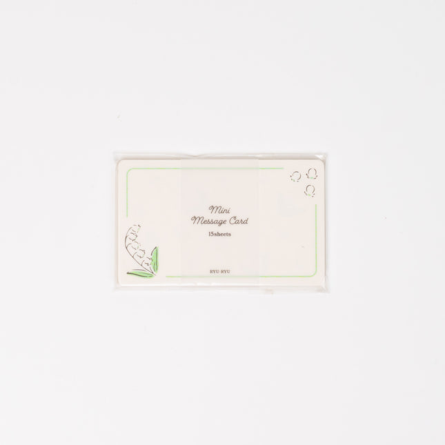 RYURYU Floral Message Cards - ZenPop Japan Stationery Store