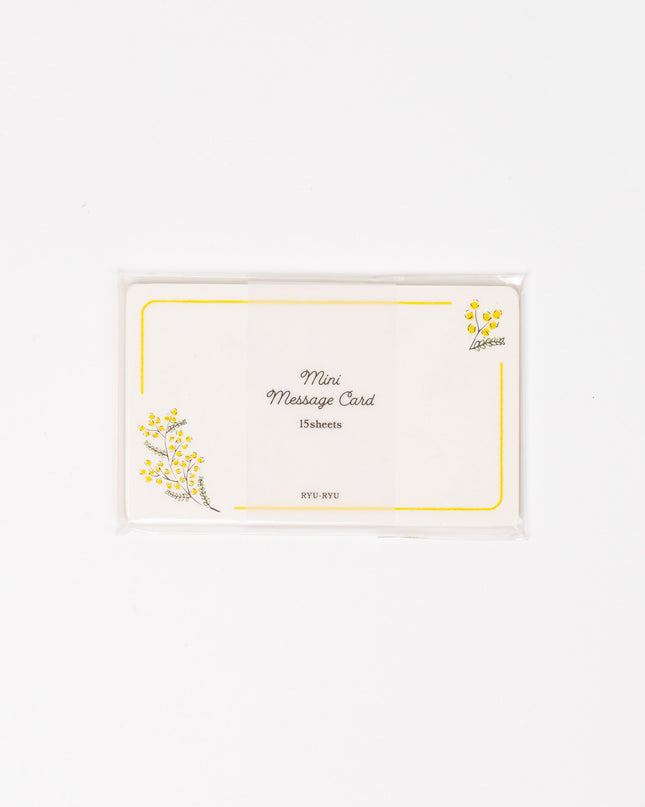 RYURYU Floral Message Cards - ZenPop Japan Stationery Store