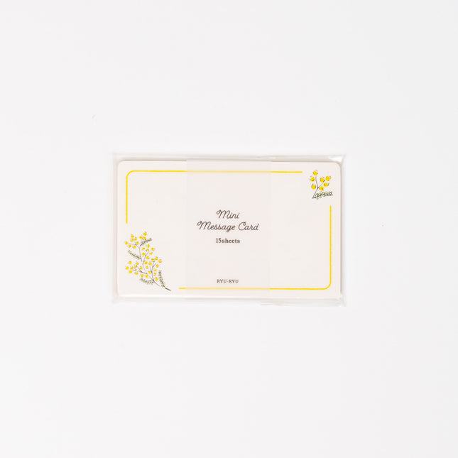 RYURYU Floral Message Cards - ZenPop Japan Stationery Store