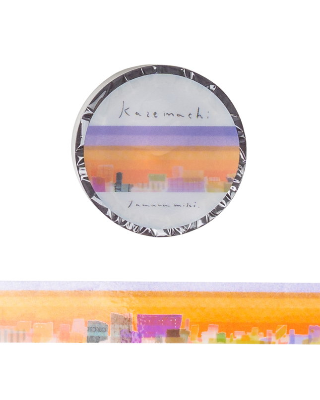 KAMIISO SANSYO Clear Tape 20mm - Tamura Miki City of Wind (Kazemachi)