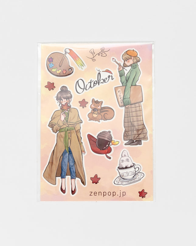 ZENPOP Original A6 Autumn Sticker