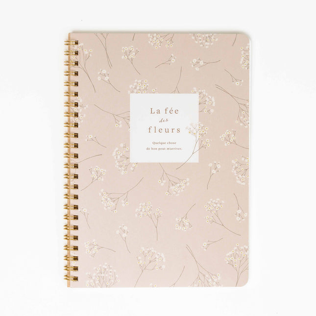 KYOWA SHIKO A5 Twin Gring Notebook Fleurs - ZenPop Japan Stationery Store