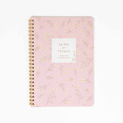 KYOWA SHIKO A5 Twin Gring Notebook Fleurs - ZenPop Japan Stationery Store
