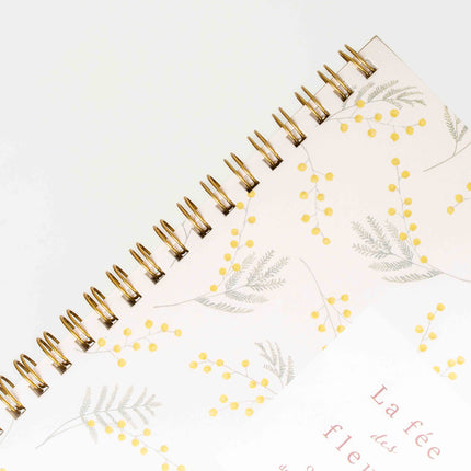 KYOWA SHIKO A5 Twin Gring Notebook Fleurs - ZenPop Japan Stationery Store