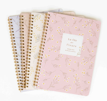 KYOWA SHIKO A5 Twin Gring Notebook Fleurs - ZenPop Japan Stationery Store