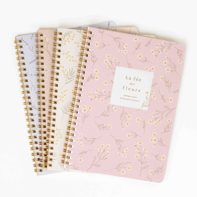 KYOWA SHIKO A5 Twin Gring Notebook Fleurs - ZenPop Japan Stationery Store