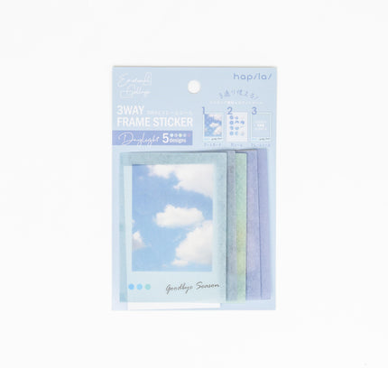 HAPILA 3way Frame Sticker - ZenPop Japan Stationery Store