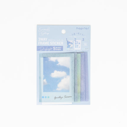HAPILA 3way Frame Sticker - ZenPop Japan Stationery Store