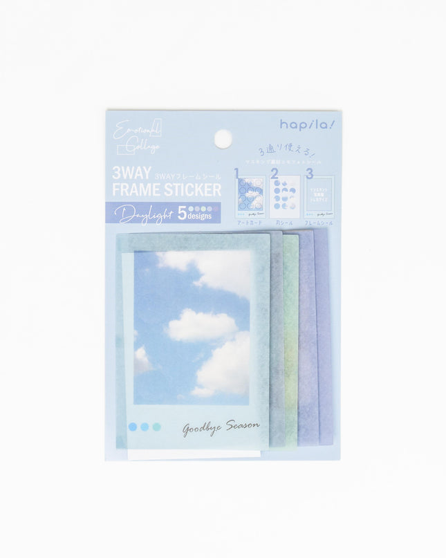 HAPILA 3way Frame Sticker - ZenPop Japan Stationery Store