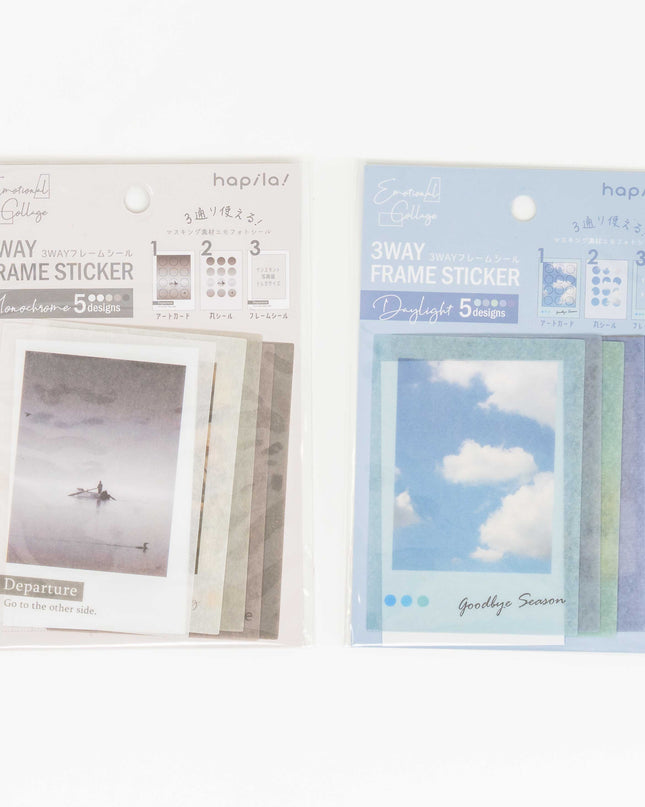 HAPILA 3way Frame Sticker - ZenPop Japan Stationery Store
