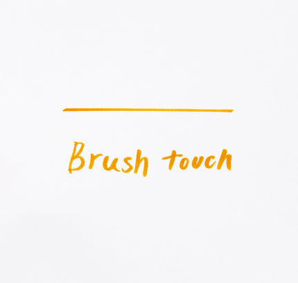 PENTEL Fudetouch Sign Pen Yellow Ochre - ZenPop Japan Stationery Store