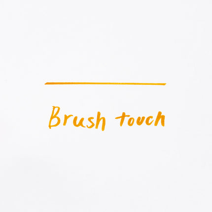 PENTEL Fudetouch Sign Pen Yellow Ochre - ZenPop Japan Stationery Store