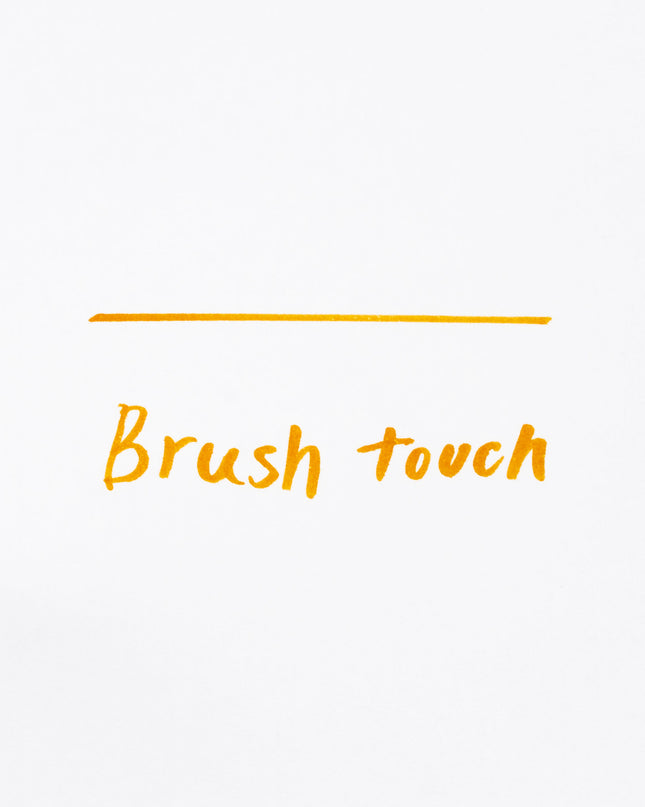 PENTEL Fudetouch Sign Pen Yellow Ochre - ZenPop Japan Stationery Store