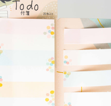 HALLMARK JAPAN To do Geometry Perforated Notes - ZenPop Japan Stationery Store