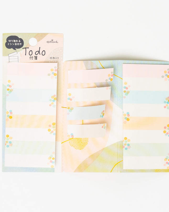 HALLMARK JAPAN To do Geometry Perforated Notes - ZenPop Japan Stationery Store