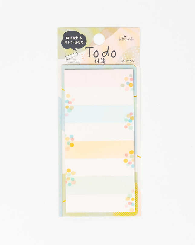 HALLMARK JAPAN To do Geometry Perforated Notes - ZenPop Japan Stationery Store