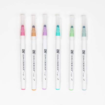 KURETAKE ZIG Clean Color Dot Mild Smoky Color 6pc set (TCSD-6100/6VB)