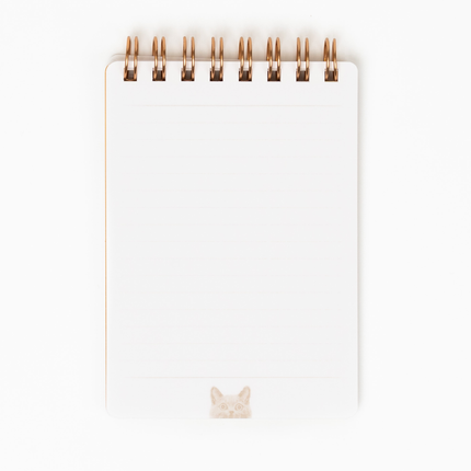 TOKOTOKO CIRCUS Ringed Memo Pad - Cat