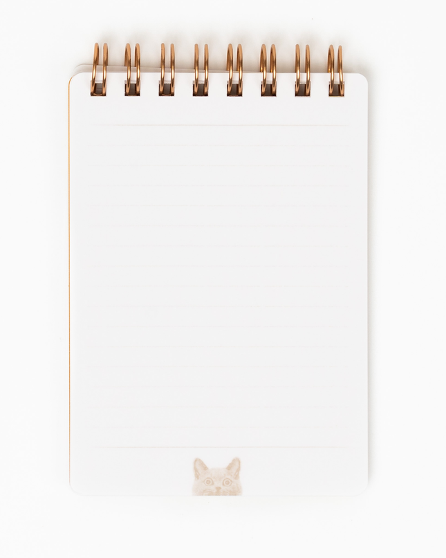 TOKOTOKO CIRCUS Ringed Memo Pad - Cat