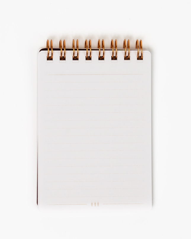 TOKOTOKO CIRCUS Ringed Memo Pad - Chef Cat Inside