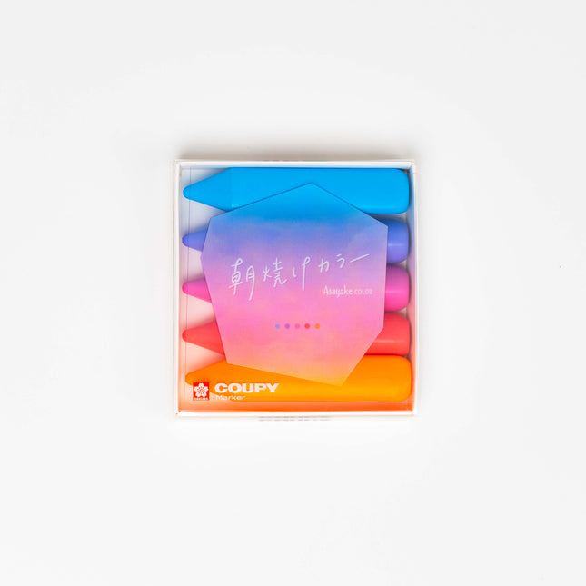 SAKURA CRAYPAS Coupy Marker Crayons 5pcs Set - ZenPop Japan Stationery Store