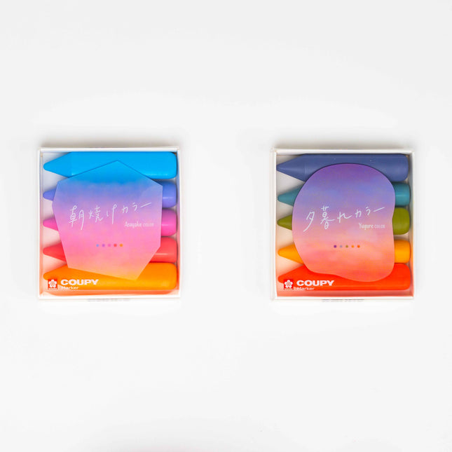 SAKURA CRAYPAS Coupy Marker Crayons 5pcs Set - ZenPop Japan Stationery Store